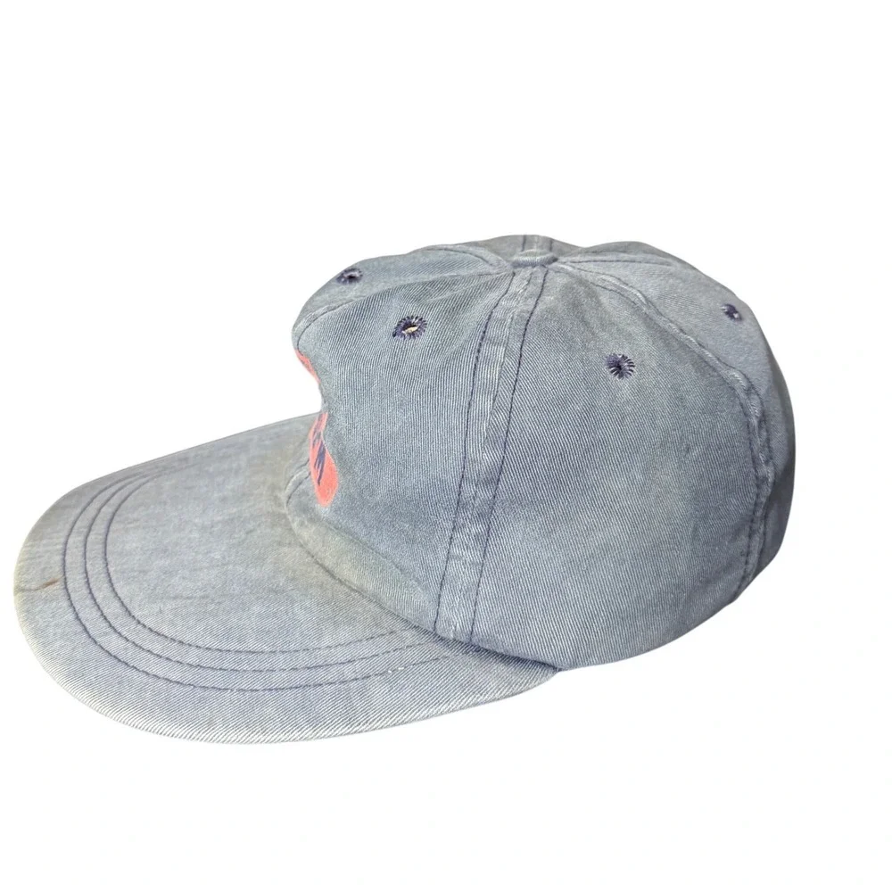 Vintage‎ Polo Ralph Lauren RPL 91-M Hat Blue Made in USA Cotton Baseball Cap M